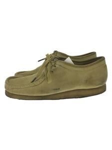 Clarks◆wallabee/シューズ/26.5cm/KHK/スウェード/61284821