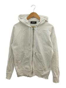 DIESEL◆ジップパーカー/XS/コットン/WHT