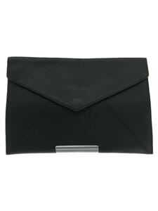 DELVAUX◆バッグ/レザー/BLK