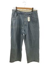 FARAH◆One Tuck Wide Tapered Pants/ボトム/32/コットン/IDG/FR0201-M4009_画像1