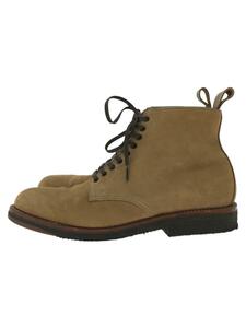 Alden◆For Leather Soul/Plain Toe Boots/ブーツ/UK7.5/BEG/スウェード/45110