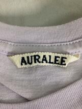 AURALEE◆SEAMLESS CREW NECK TEE/Tシャツ/1/コットン/PNK/a00t04st_画像3