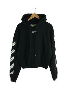 OFF-WHITE◆パーカー/XS/コットン/BLK/プリント/OMBB037S20E30003