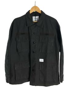 WTAPS◆ミリタリージャケット/2/コットン/BLK/201WVDT-SHM02