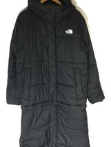 THE NORTH FACE◆VERTEX LONG JACKET_バーテックスロングジャケット/L/ナイロン/BLK/無地_画像1