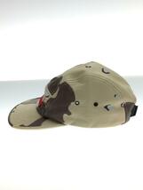 Supreme◆17SS Leather Camp Cap Desert Camo/キャップ/レザー/BEG/カモフラ_画像2