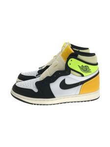 NIKE◆AIR JORDAN 1 RETRO HIGH OG_エア ジョーダン 1 レトロ ハイ/28cm/YLW/レザー