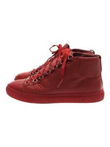 BALENCIAGA◆ハイカットスニーカー/43/RED/483497/VEAU FACON PYTHON