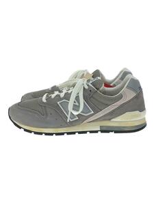 NEW BALANCE◆ヴィンテージ加工/ローカットスニーカー/24cm/GRY/スウェード/CM996HJ2