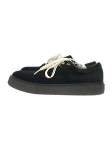 VANS◆ローカットスニーカー/24.5cm/BLK/ベロア/ブラック