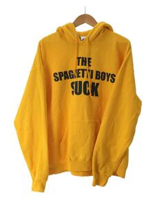 SPAGHETTI BOYS/Suck Hoodie/パーカー/XL/コットン/YLW/裏起毛/