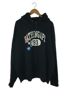 A BATHING APE◆パーカー/XXL/コットン/BLK/プリント/001pph801012m