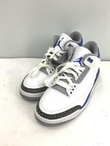 NIKE◆2021/AIR JORDAN 3 RETRO_エアジョーダン 3 レトロ/BLU/CT8532-145_画像2