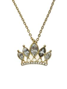 Swarovski◆ネックレス/-/カラーストーン/GLD/レディース/王冠/アクセサリー/ストーン/ゴールド