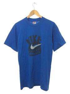 NIKE◆USA製/銀タグ/Tシャツ/M/コットン/BLU