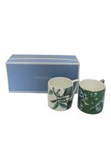 WEDGWOOD◆WEDGWOOD/ジャスパーコンランシノワズリ（GRN・WHT）/ペアマグカップ（緑・白）_画像1