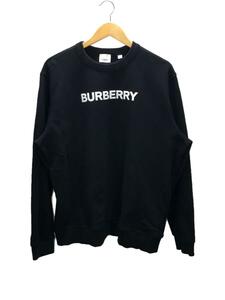 BURBERRY◆スウェット/L/コットン/BLK/無地/8055311