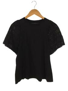 Spick&Span◆Tシャツ/-/コットン/BLK/無地/22-051-200-9040-2-0