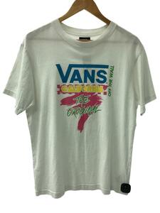 VANS◆Tシャツ/M/コットン/WHT/プリント/VA19SS-MT28