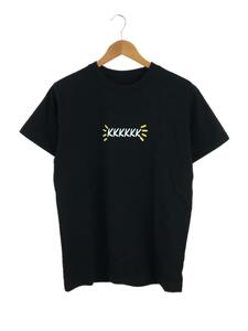 Tシャツ/1/コットン/BLK/クルーネック/MADE IN KOREA/韓国製/KKKKK/プリントTシャツ