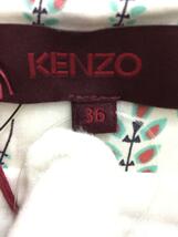 KENZO◆キャミワンピース/36/コットン/WHT/総柄/01-2041-1360_画像4