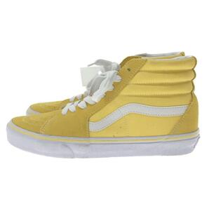 VANS◆SK8-HI DX/PRIMROSE YELLOW/ハイカットスニーカー/25.5cm/イエロー/スウェードの画像1