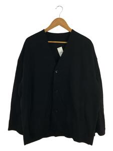TARO HORIUCHI◆No Collar Jacket/ジャケット/1/コットン/BLK/2102-JK32-M202
