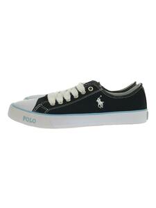 POLO RALPH LAUREN◆ローカットスニーカー/24cm/BLK/キャンバス