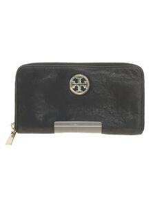 TORY BURCH◆長財布/レザー/BLK/レディース