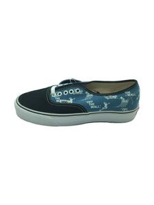 VANS◆ローカットスニーカー/US7.5/BLU/キャンバス