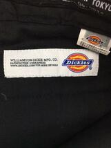 VAINL ARCHIVE◆×DICKIES/クロップドラインパンツ/M/ポリエステル/BLK/151M40SH01_画像4