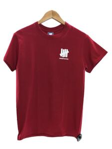 UNDEFEATED◆Tシャツ/S/コットン/RED/190045