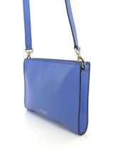 kate spade new york◆ショルダーバッグ/PVC/BLU/無地_画像2