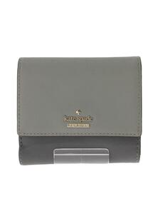 kate spade new york◆2つ折り財布/-/グレー/無地/レディース/PWRU5092