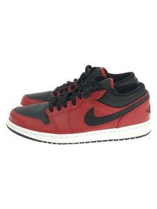 NIKE◆AIR JORDAN 1 LOW_エアジョーダン 1 ロー/28.5cm/RED/553558-605