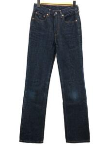 Levi’s◆ボトム/24/コットン/IDG/無地/ローライズ/ジップフライ/522/Made in japan