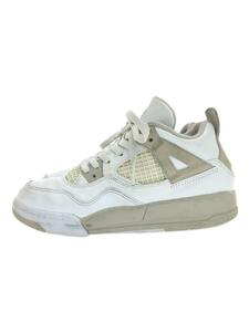 NIKE◆NIKE AIR JORDAN 4 RETRO SAND/20cm/WHT/487725-118