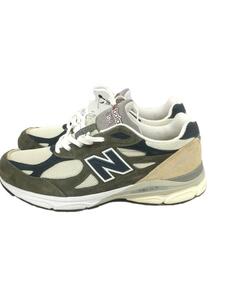 NEW BALANCE◆ローカットスニーカー/28.5cm/KHK/スウェード/M990TO3