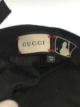 GUCCI◆キャップ/-/コットン/BLK/メンズ_画像5