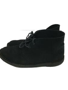 Clarks◆チャッカブーツ/US6/BLK/スウェード/500679