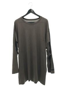 YOHJI YAMAMOTO◆長袖Tシャツ/2/コットン/GRY/fs-t51-005/regulation