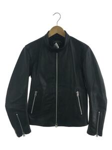 UNITED ARROWS green label relaxing◆レザージャケット・ブルゾン/S/山羊革/BLK/無地/33225-199-247