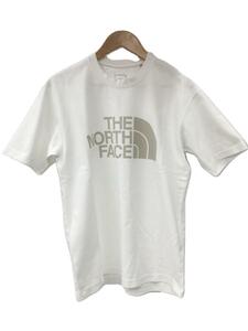 THE NORTH FACE◆S/S BIG LOGO TEE_ショートスリーブビッグロゴティー/M/コットン/WHT