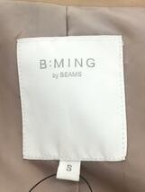 B:MING LIFE STORE by BEAMS◆コート/S/コットン/BEG/93-19-0303-462/タイロッケンコート/首周りシミ_画像3