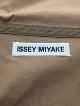 ISSEY MIYAKE◆ロングスカート/2/コットン/BEG/無地/IM81FG034_画像4