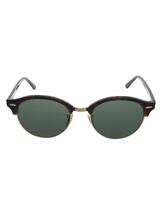 Ray-Ban◆CLUBROUND/サングラス/プラスチック/BRW/BLK/メンズ/RB4246_画像1