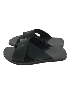 JIL SANDER◆Crisscross Strap Sandal/サンダル/42/BLK/JI34502A-11610