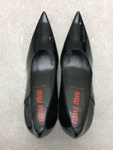 MIU MIU◆パンプス/39.5/BLK/CALZATURE DONNA_画像3