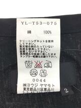 Y’s◆半袖ワンピース/2/コットン/BLK/YL-T53-075_画像4