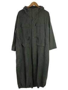 Engineered Garments◆長袖ワンピース/S/コットン/GRY/無地